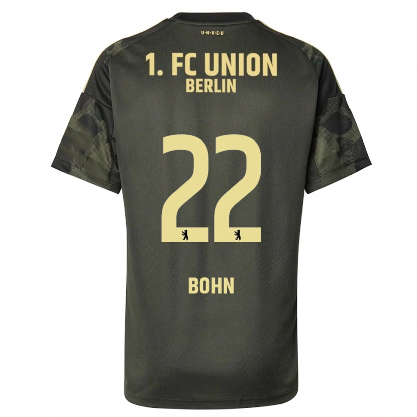 Danxen Men Oskar Bohn #22 Dark Green Black Away Jersey 2025/26 T-Shirt