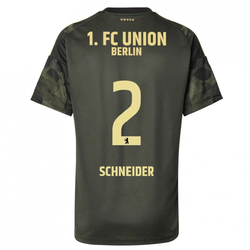 Danxen Men Tomke Schneider #2 Dark Green Black Away Jersey 2025/26 T-Shirt