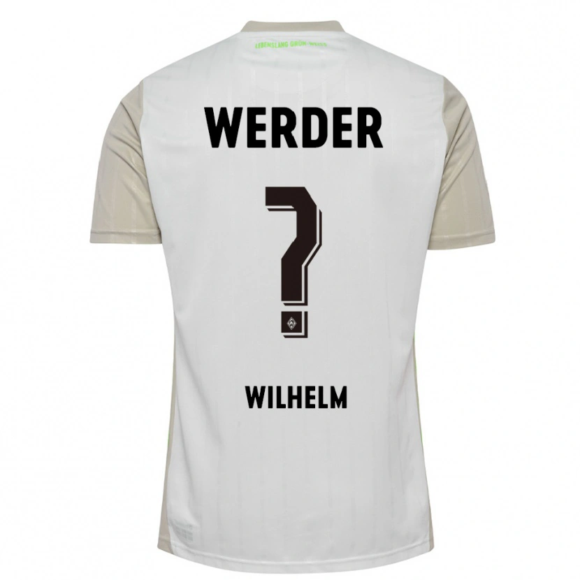 Danxen Men Gabriel Wilhelm #0 White Black Away Jersey 2025/26 T-Shirt