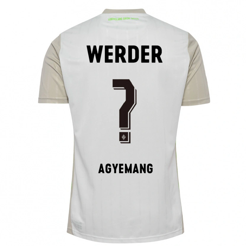 Danxen Men Caleb Agyemang #0 White Black Away Jersey 2025/26 T-Shirt