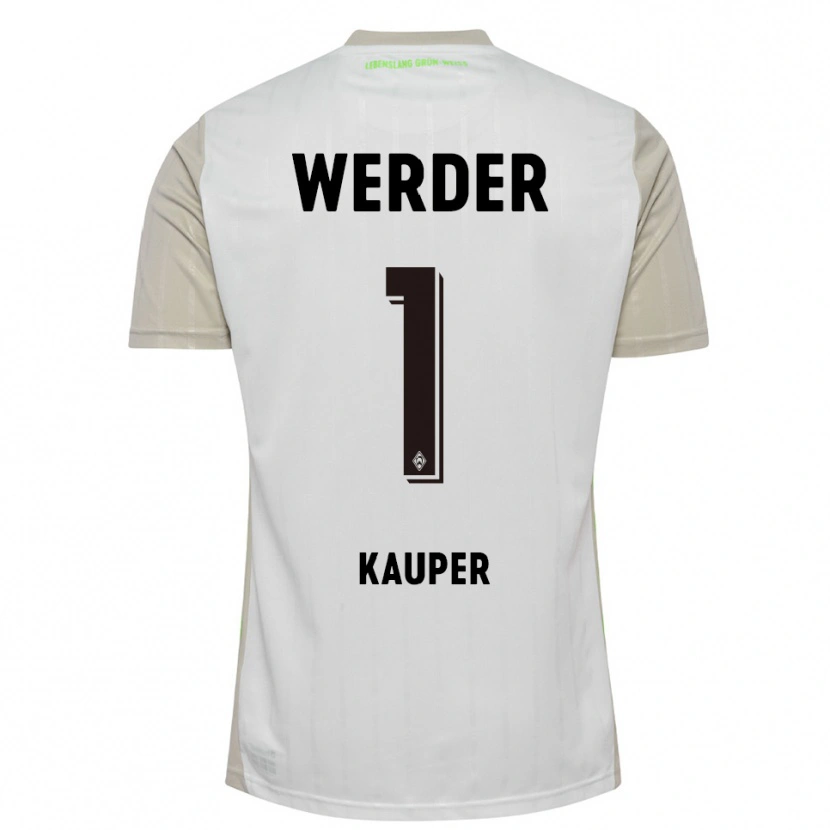Danxen Men Ben Käuper #1 White Black Away Jersey 2025/26 T-Shirt