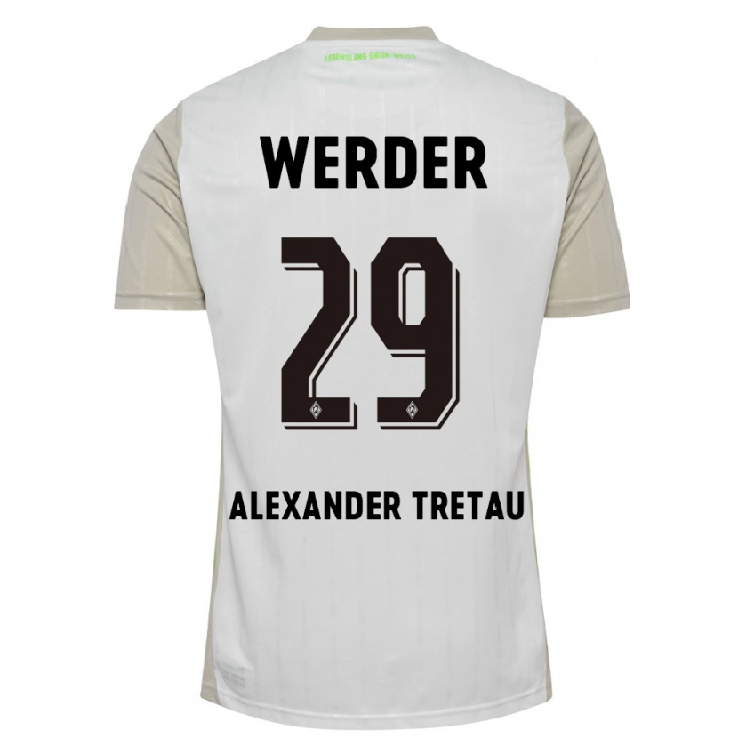 Danxen Men Hans Tretau #29 White Black Away Jersey 2025/26 T-Shirt