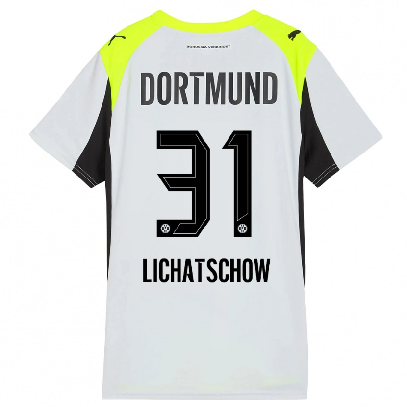 Danxen Men Deniese Lichatschow #31 Fluorescent Yellow Away Jersey 2025/26 T-Shirt