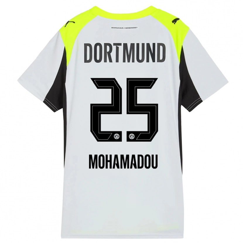 Danxen Men Hamzath Mohamadou #25 Fluorescent Yellow Away Jersey 2025/26 T-Shirt