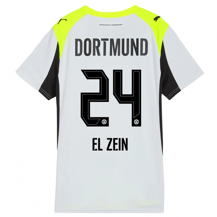 Danxen Men Abu-Bekir Omer El-Zein #24 Fluorescent Yellow Away Jersey 2025/26 T-Shirt