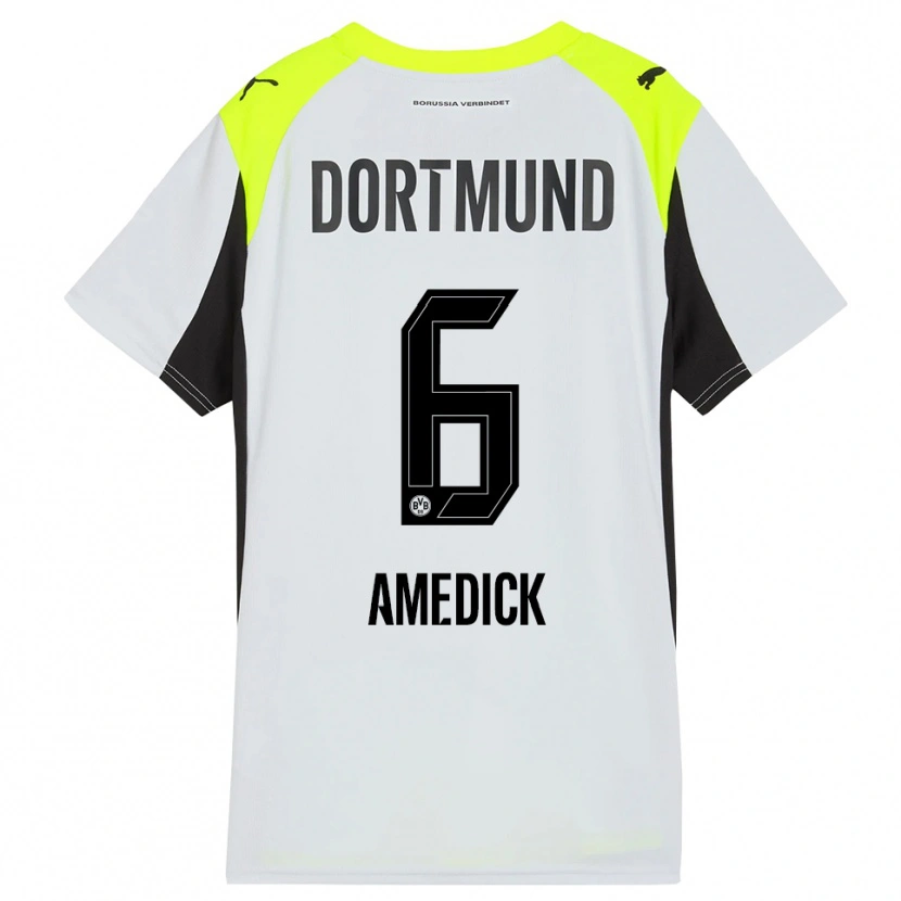 Danxen Men Maik Amedick #6 Fluorescent Yellow Away Jersey 2025/26 T-Shirt