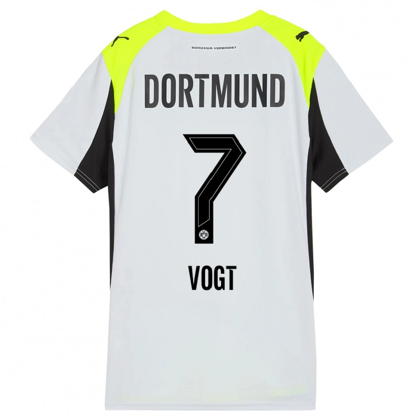 Danxen Men Levin Vogt #7 Fluorescent Yellow Away Jersey 2025/26 T-Shirt