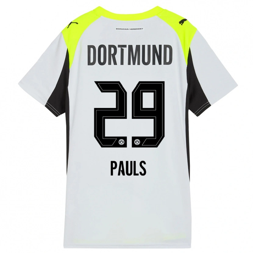 Danxen Men Emilia Pauls #29 Fluorescent Yellow Away Jersey 2025/26 T-Shirt