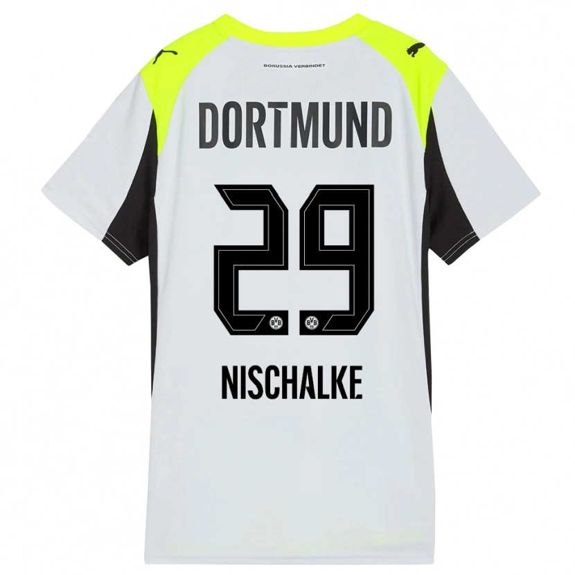 Danxen Men Jermain Nischalke #29 Fluorescent Yellow Away Jersey 2025/26 T-Shirt