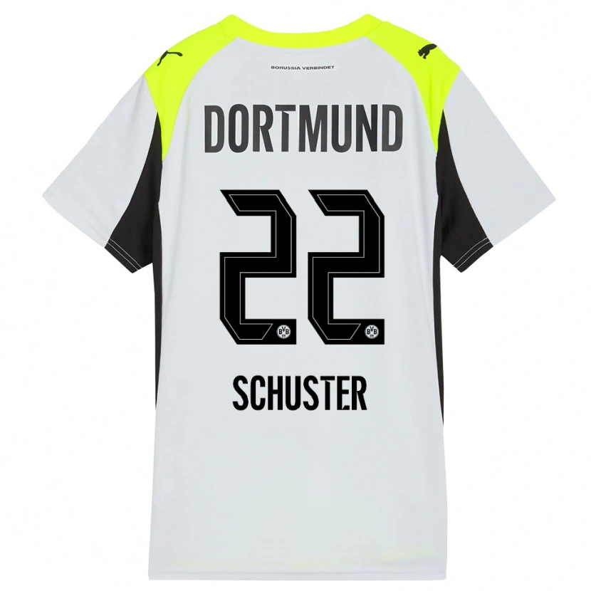 Danxen Men Melanie Schuster #22 Fluorescent Yellow Away Jersey 2025/26 T-Shirt