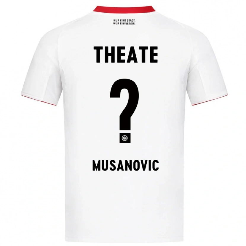 Danxen Men Haris Musanovic #0 White Red Away Jersey 2025/26 T-Shirt