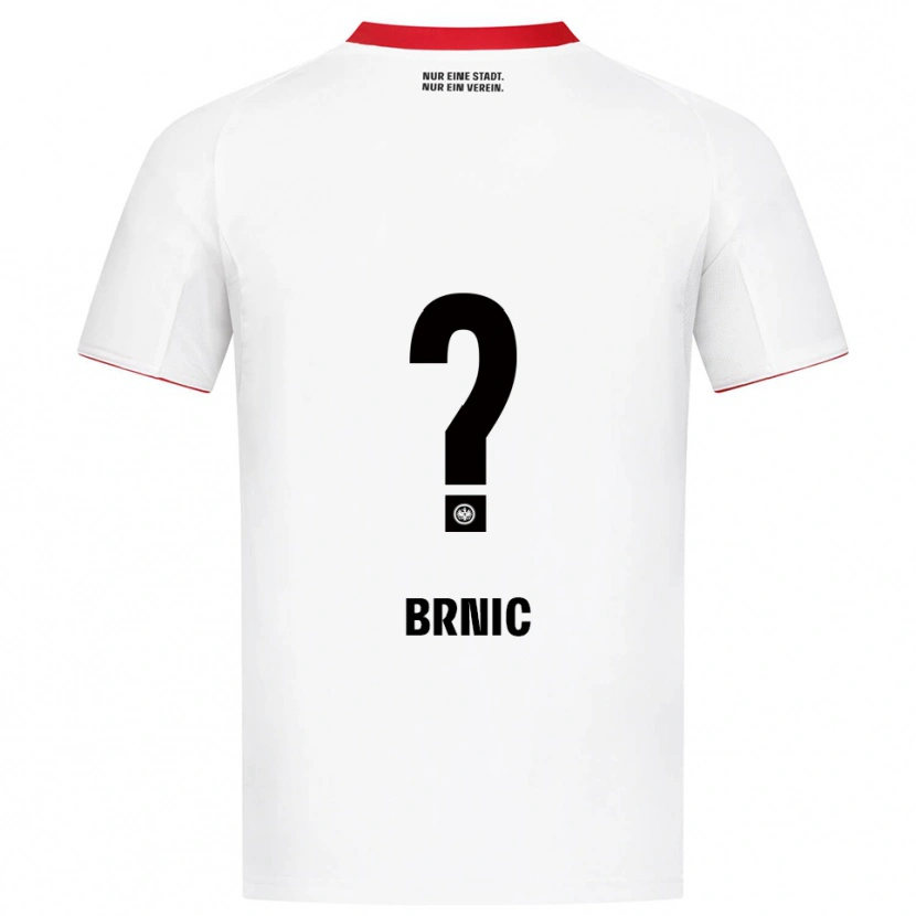 Danxen Men Luka Brnic #0 White Red Away Jersey 2025/26 T-Shirt