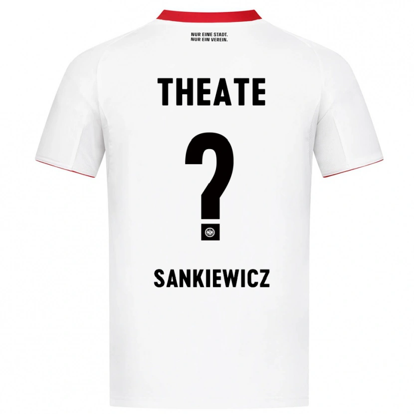 Danxen Men Dawid Sankiewicz #0 White Red Away Jersey 2025/26 T-Shirt