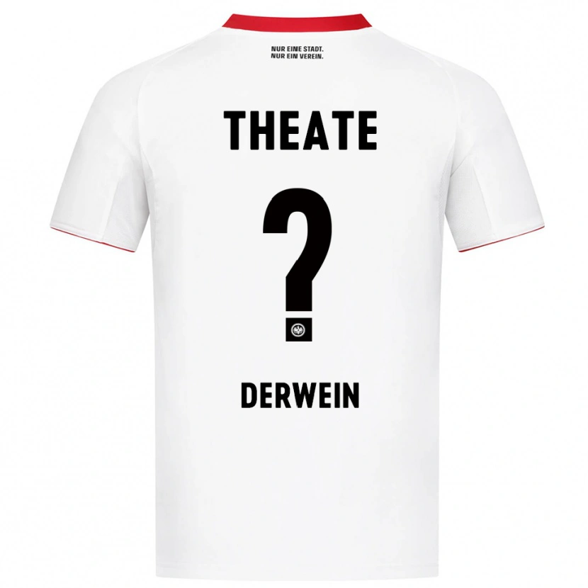 Danxen Men Elias Derwein #0 White Red Away Jersey 2025/26 T-Shirt