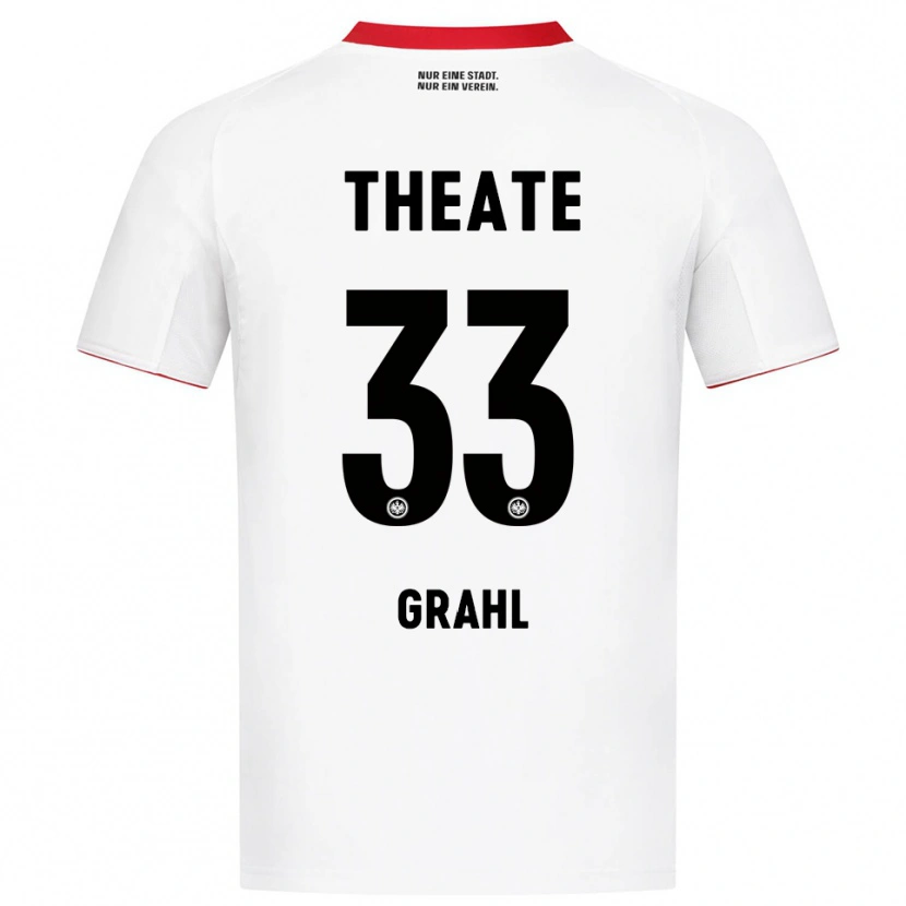Danxen Men Jens Grahl #33 White Red Away Jersey 2025/26 T-Shirt