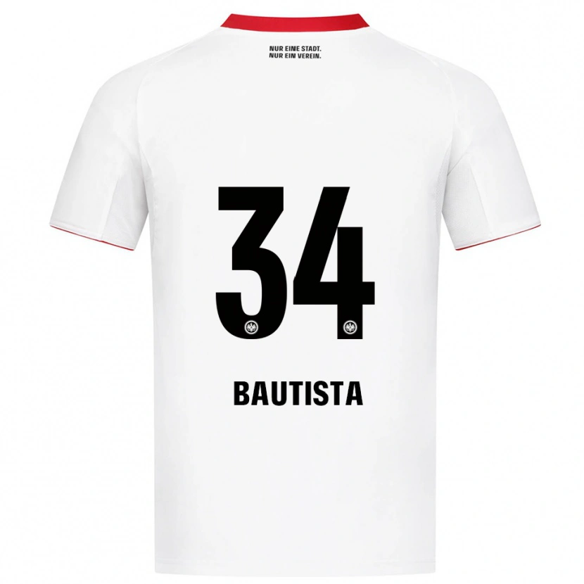 Danxen Men Davis Bautista #34 White Red Away Jersey 2025/26 T-Shirt
