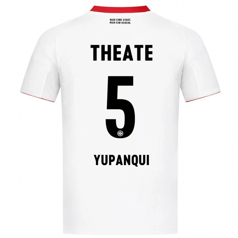 Danxen Men Philipp Eisele Yupanqui #5 White Red Away Jersey 2025/26 T-Shirt