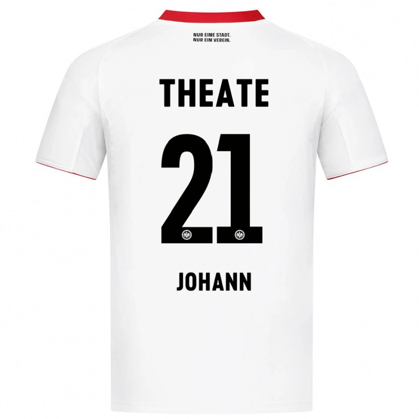 Danxen Men Hannah Johann #21 White Red Away Jersey 2025/26 T-Shirt