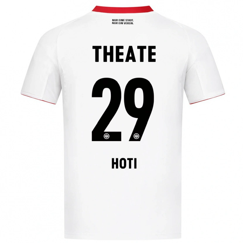Danxen Men Leart Hoti #29 White Red Away Jersey 2025/26 T-Shirt