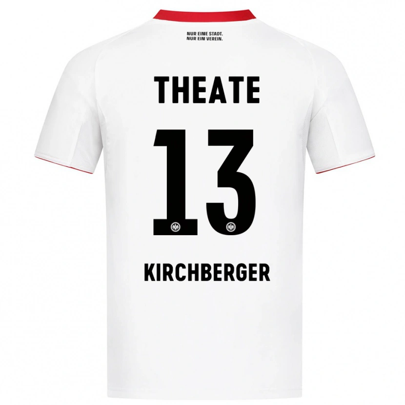 Danxen Men Virginia Kirchberger #13 White Red Away Jersey 2025/26 T-Shirt