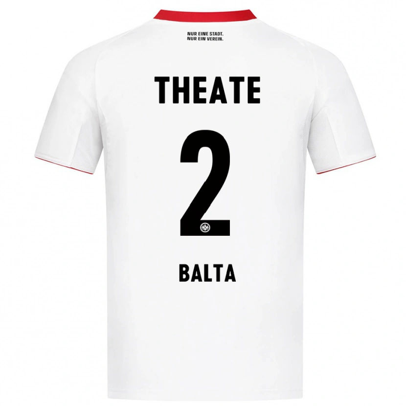 Danxen Men Sahin Balta #2 White Red Away Jersey 2025/26 T-Shirt