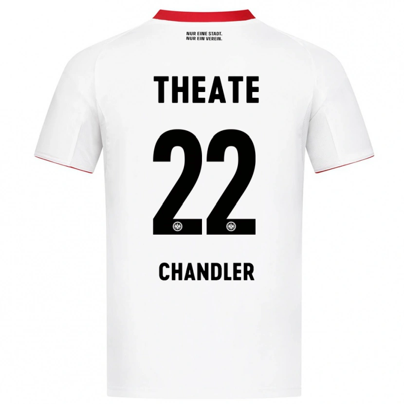 Danxen Men Timothy Chandler #22 White Red Away Jersey 2025/26 T-Shirt
