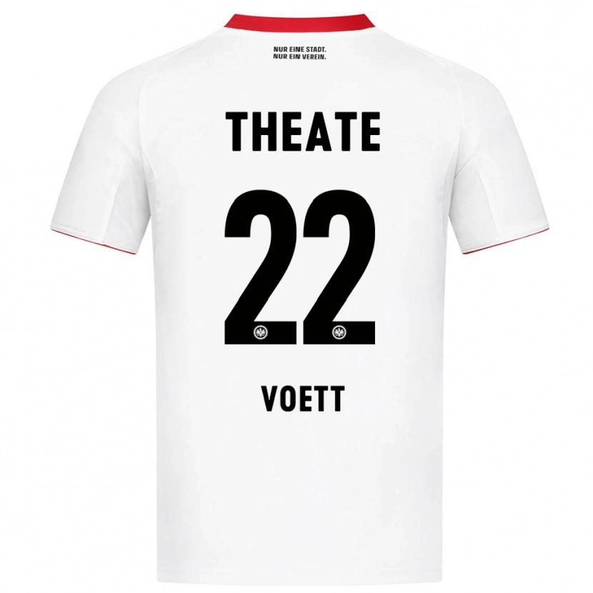 Danxen Men Johannes Vött #22 White Red Away Jersey 2025/26 T-Shirt