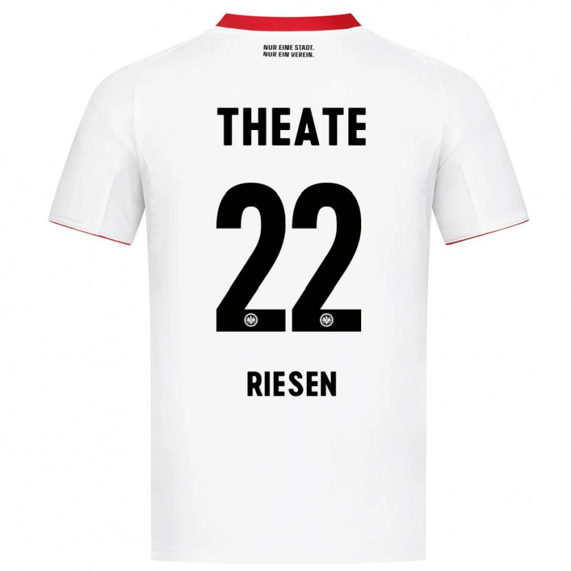 Danxen Men Nadine Riesen #22 White Red Away Jersey 2025/26 T-Shirt