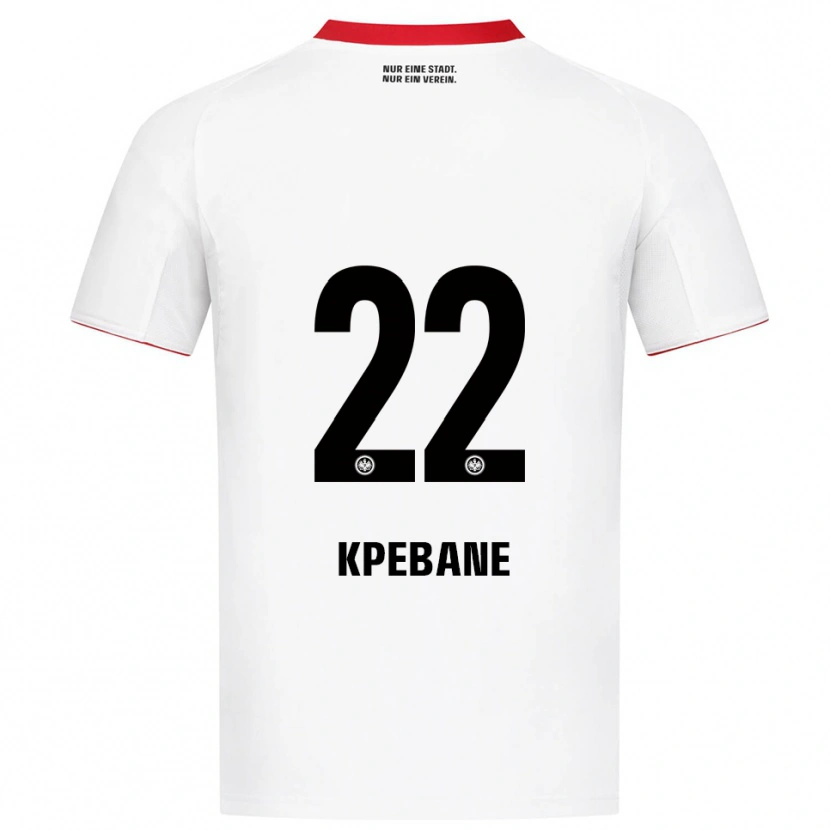 Danxen Men Tamiou Kpebane #22 White Red Away Jersey 2025/26 T-Shirt
