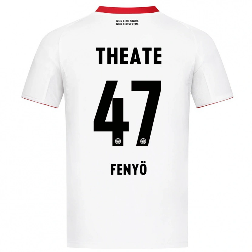 Danxen Men Noah Fenyö #47 White Red Away Jersey 2025/26 T-Shirt
