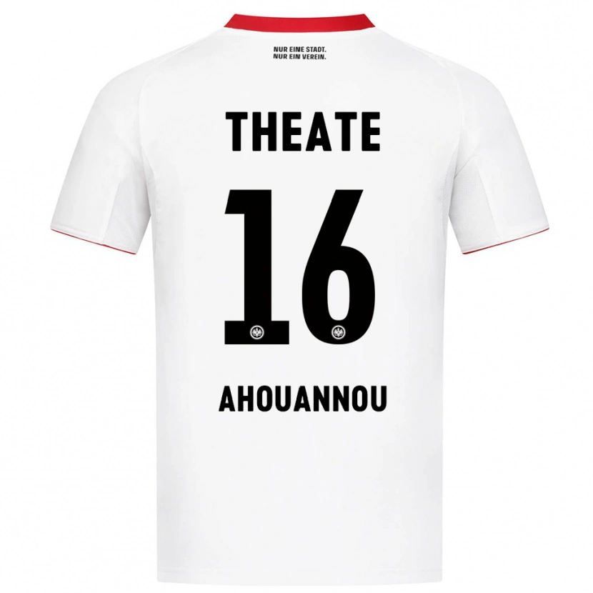 Danxen Men Yannis Ahouannou #16 White Red Away Jersey 2025/26 T-Shirt