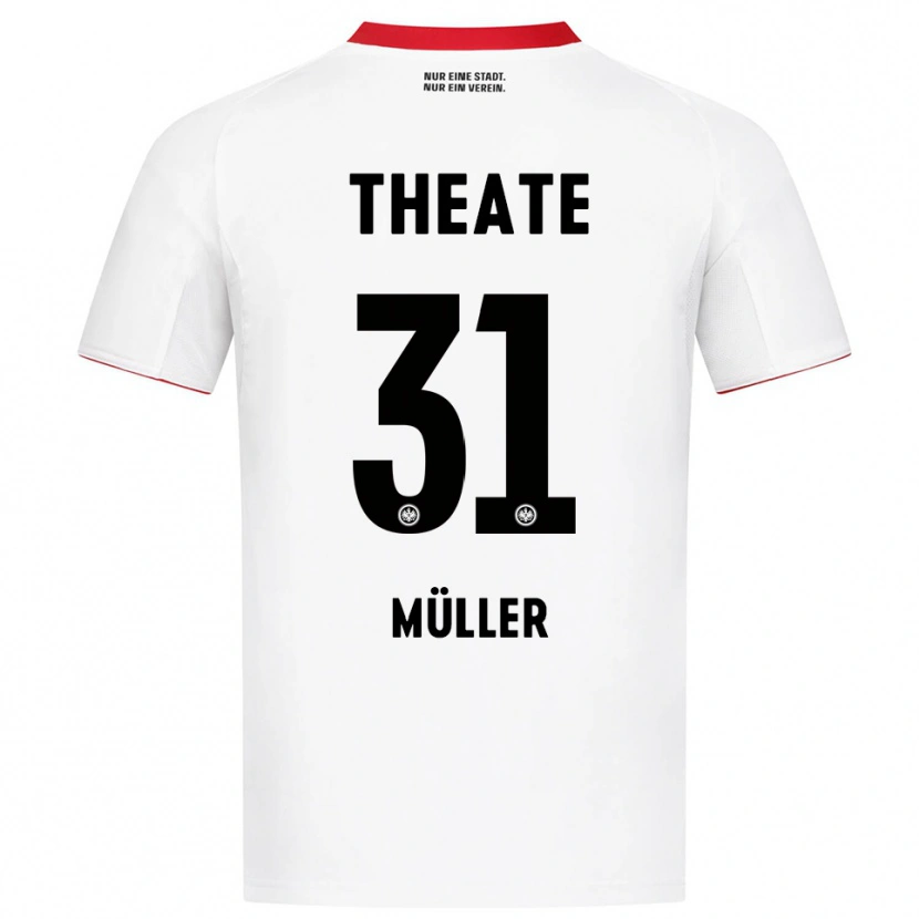 Danxen Men Laurin Müller #31 White Red Away Jersey 2025/26 T-Shirt