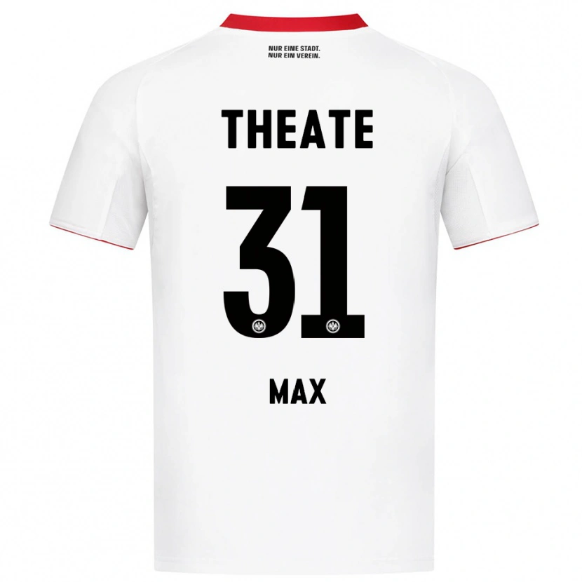 Danxen Men Philipp Max #31 White Red Away Jersey 2025/26 T-Shirt
