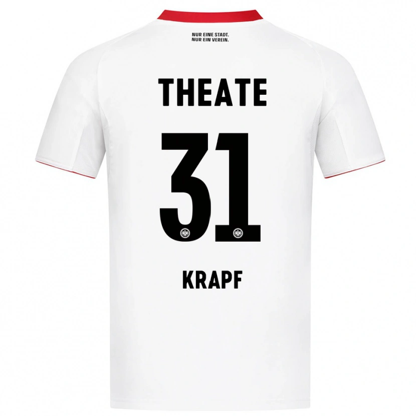 Danxen Men Maximilian Krapf #31 White Red Away Jersey 2025/26 T-Shirt