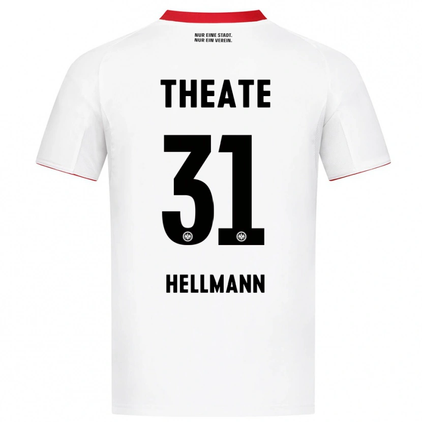Danxen Men Melvin Hellmann #31 White Red Away Jersey 2025/26 T-Shirt