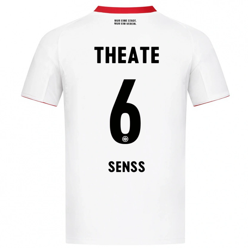 Danxen Men Elisa Senss #6 White Red Away Jersey 2025/26 T-Shirt