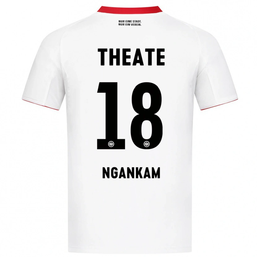 Danxen Men Jessic Ngankam #18 White Red Away Jersey 2025/26 T-Shirt