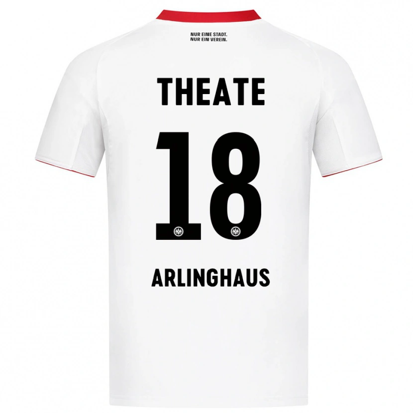 Danxen Men Maximilian Arlinghaus #18 White Red Away Jersey 2025/26 T-Shirt