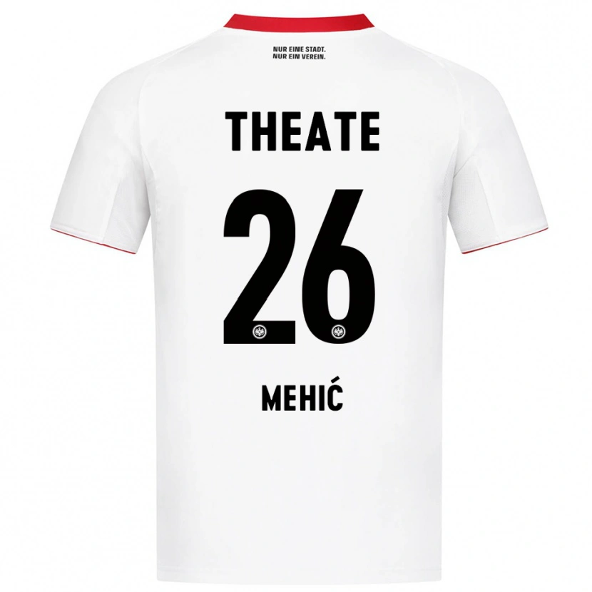 Danxen Men Liam Mehić #26 White Red Away Jersey 2025/26 T-Shirt