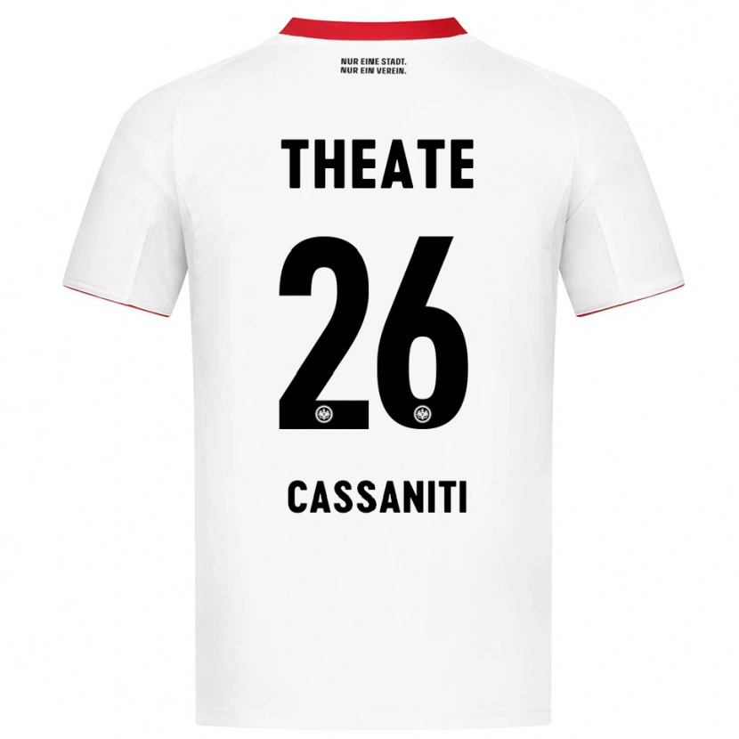 Danxen Men Nino Cassaniti #26 White Red Away Jersey 2025/26 T-Shirt
