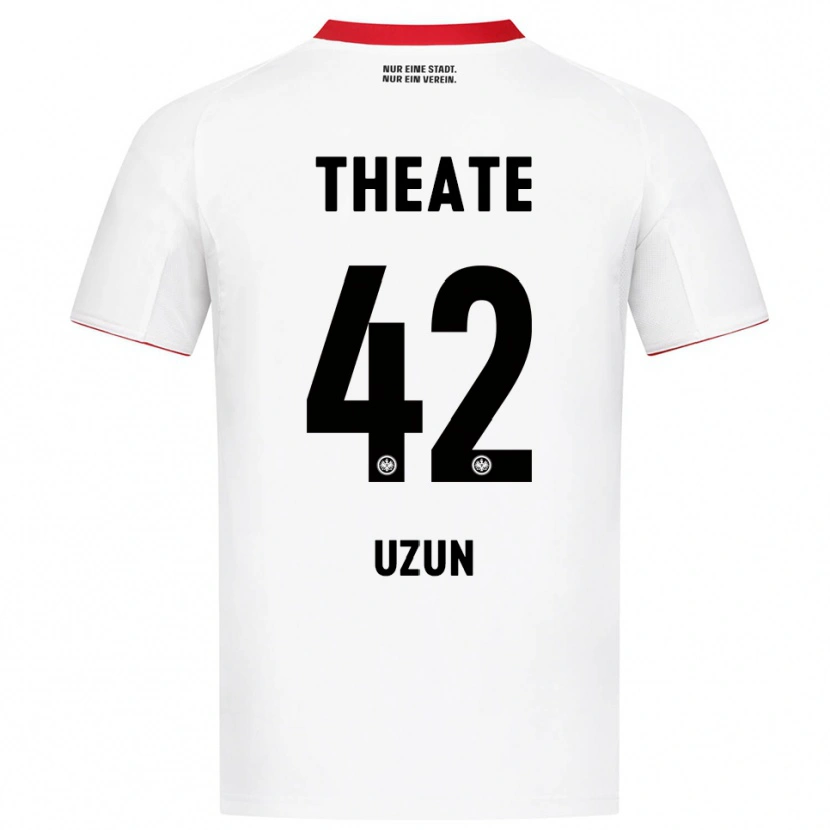 Danxen Men Can Uzun #42 White Red Away Jersey 2025/26 T-Shirt