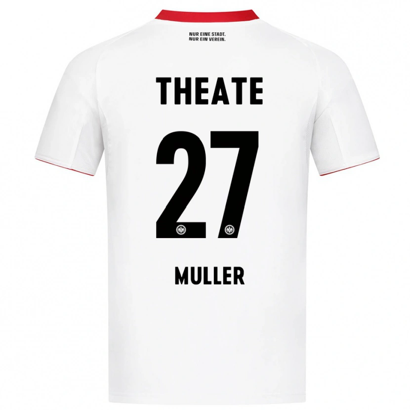 Danxen Men Mark Müller #27 White Red Away Jersey 2025/26 T-Shirt