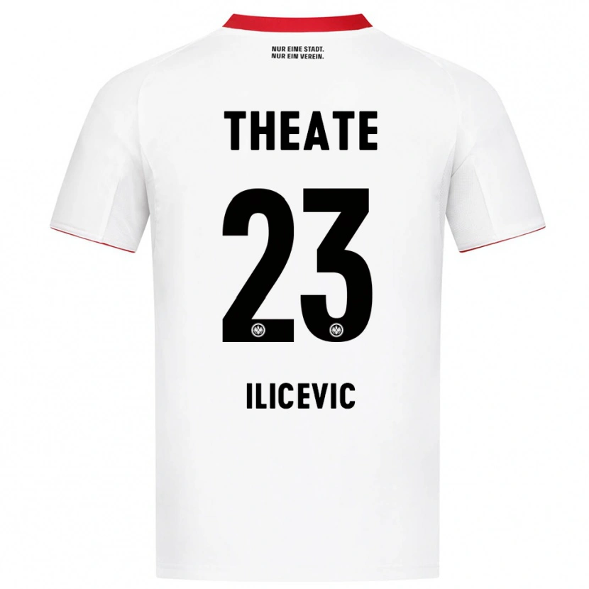 Danxen Men Niko Ilicevic #23 White Red Away Jersey 2025/26 T-Shirt
