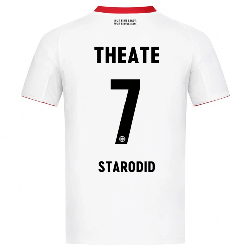 Danxen Men Daniel Starodid #7 White Red Away Jersey 2025/26 T-Shirt
