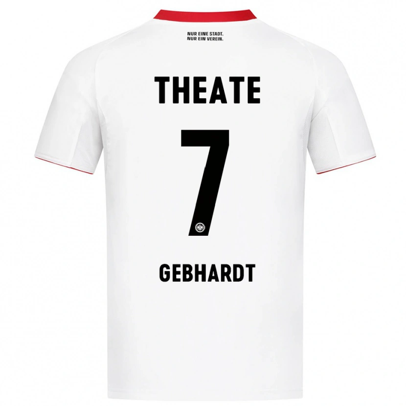 Danxen Men Luca Gebhardt #7 White Red Away Jersey 2025/26 T-Shirt
