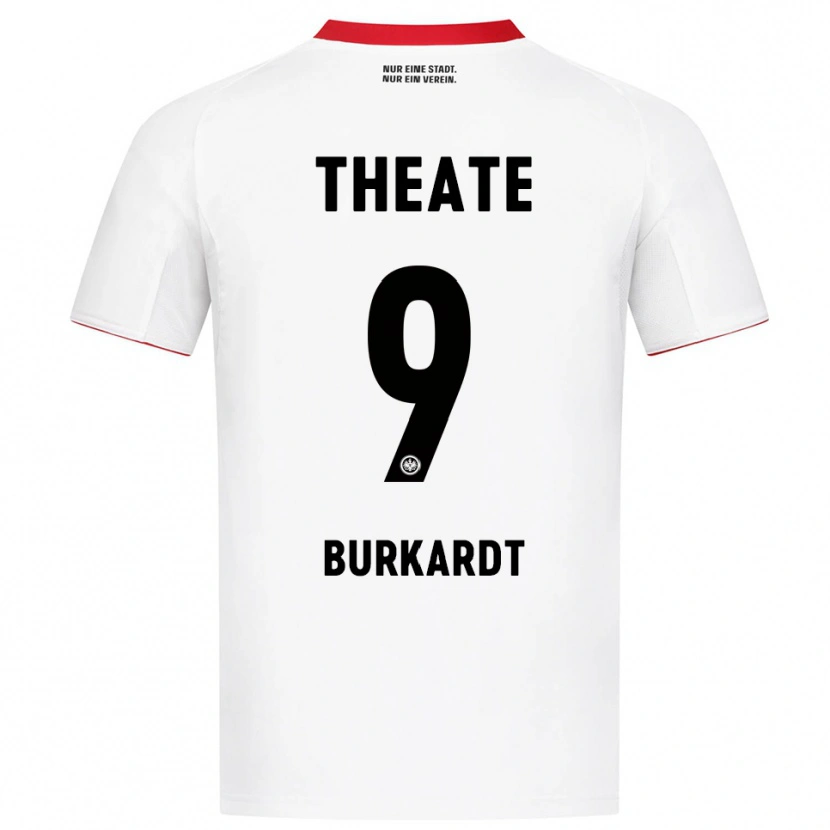 Danxen Men Jonathan Burkardt #9 White Red Away Jersey 2025/26 T-Shirt