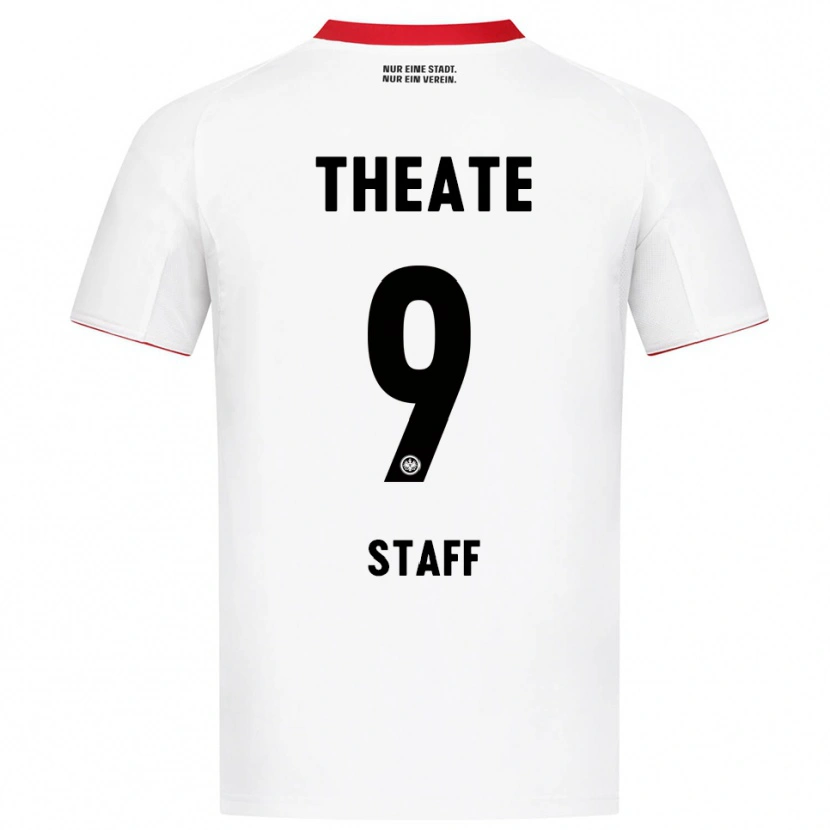 Danxen Men Alexander Staff #9 White Red Away Jersey 2025/26 T-Shirt