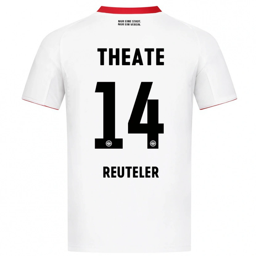 Danxen Men Géraldine Reuteler #14 White Red Away Jersey 2025/26 T-Shirt