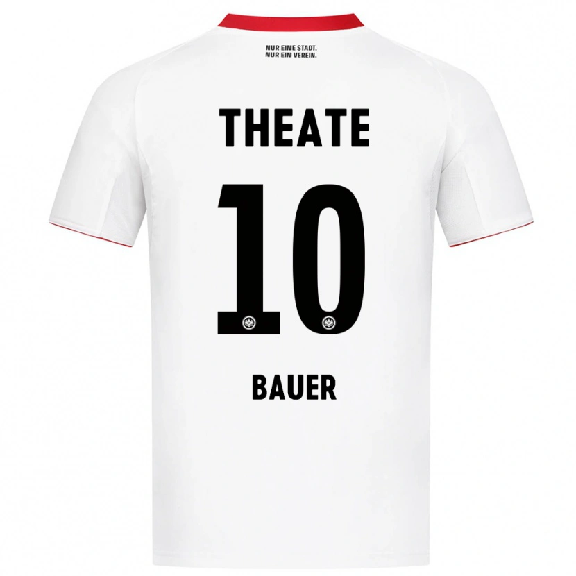 Danxen Men Jonas Bauer #10 White Red Away Jersey 2025/26 T-Shirt