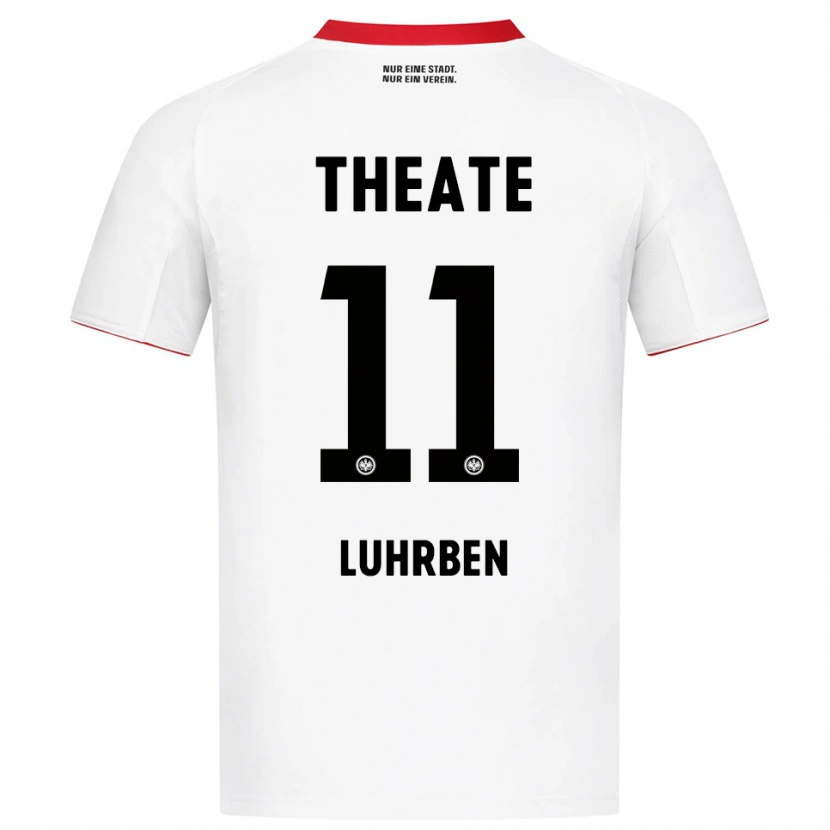 Danxen Men Nina Lührßen #11 White Red Away Jersey 2025/26 T-Shirt
